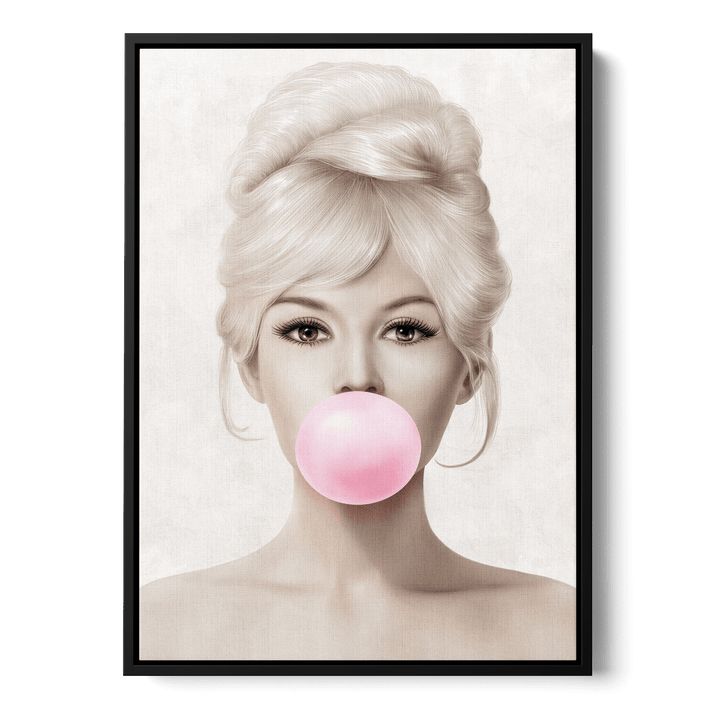 Brigitte Bardot Bubblegum Canvas