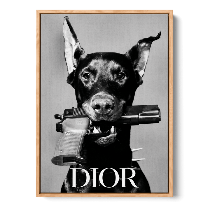 Dior Dog Canvas