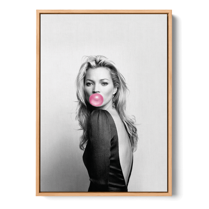 Kate Moss Bubblegum Canvas