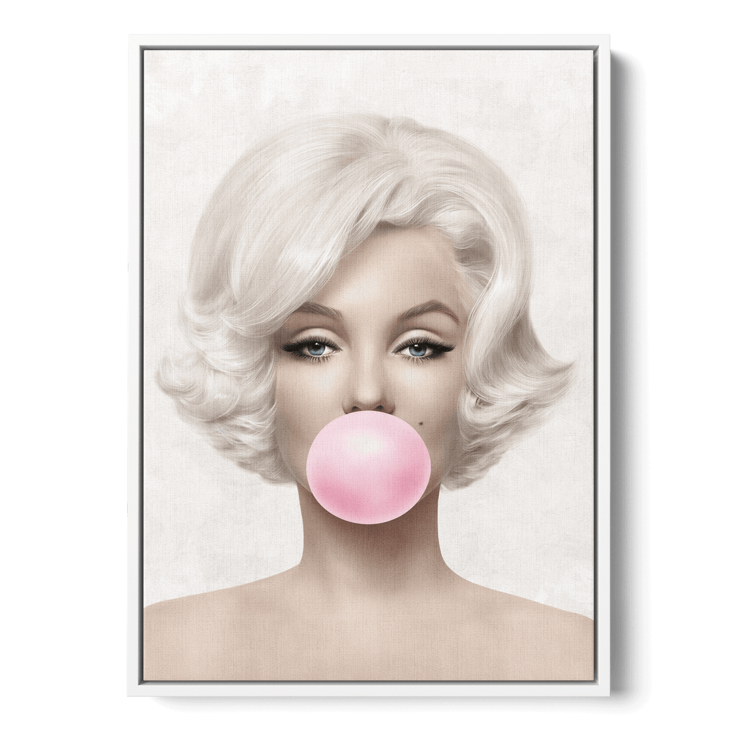 Marilyn Monroe Bubblegum Canvas