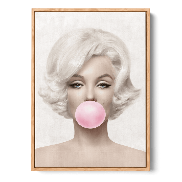 Marilyn Monroe Bubblegum Canvas