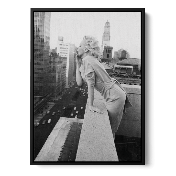 Marilyn Monroe Smoking Canvas