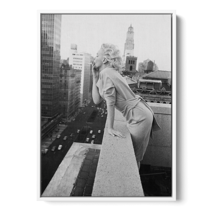 Marilyn Monroe Smoking Canvas