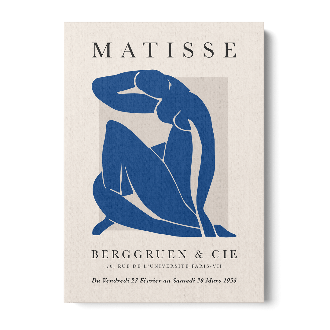 Matisse Blue Nude Canvas