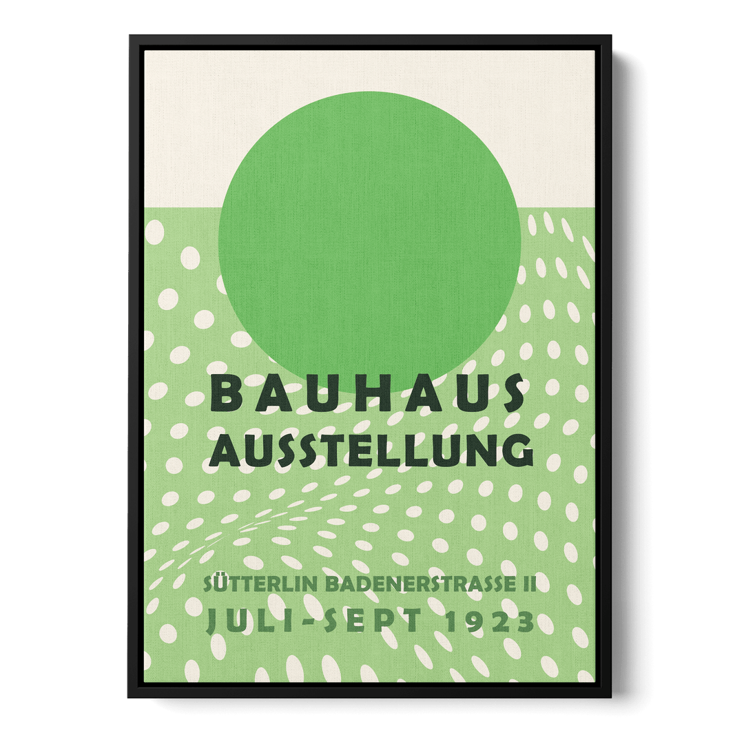 Bauhaus Green Canvas