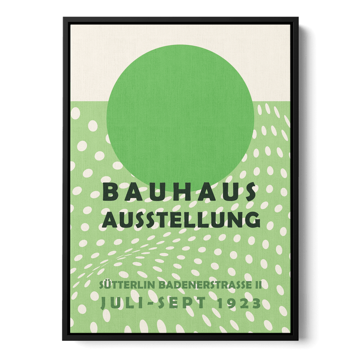 Bauhaus Green Canvas