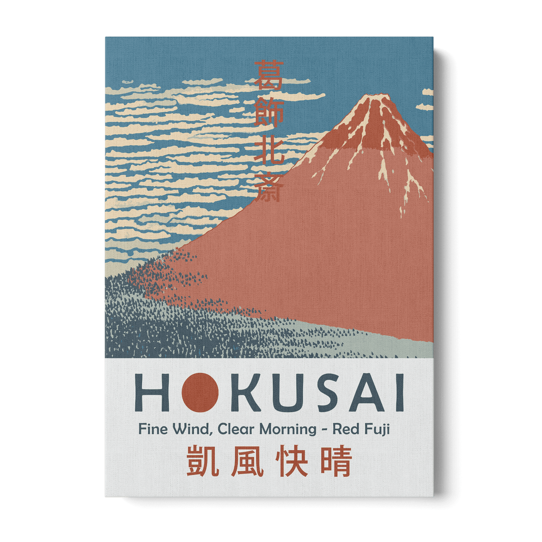 Hokusai - Fine Wind Clear Morning Canvas