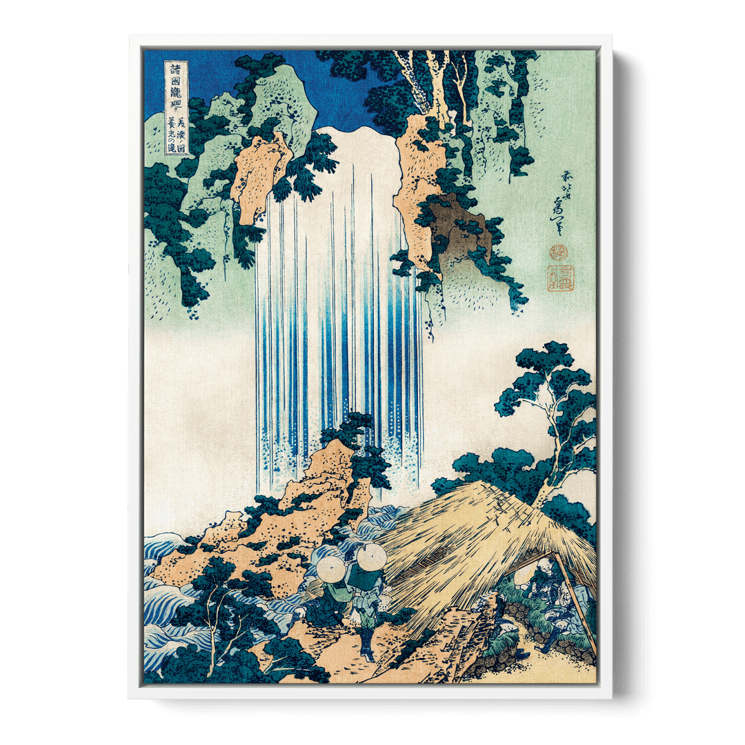 Hokusai - Yōrō Waterfall In Mino Province Canvas