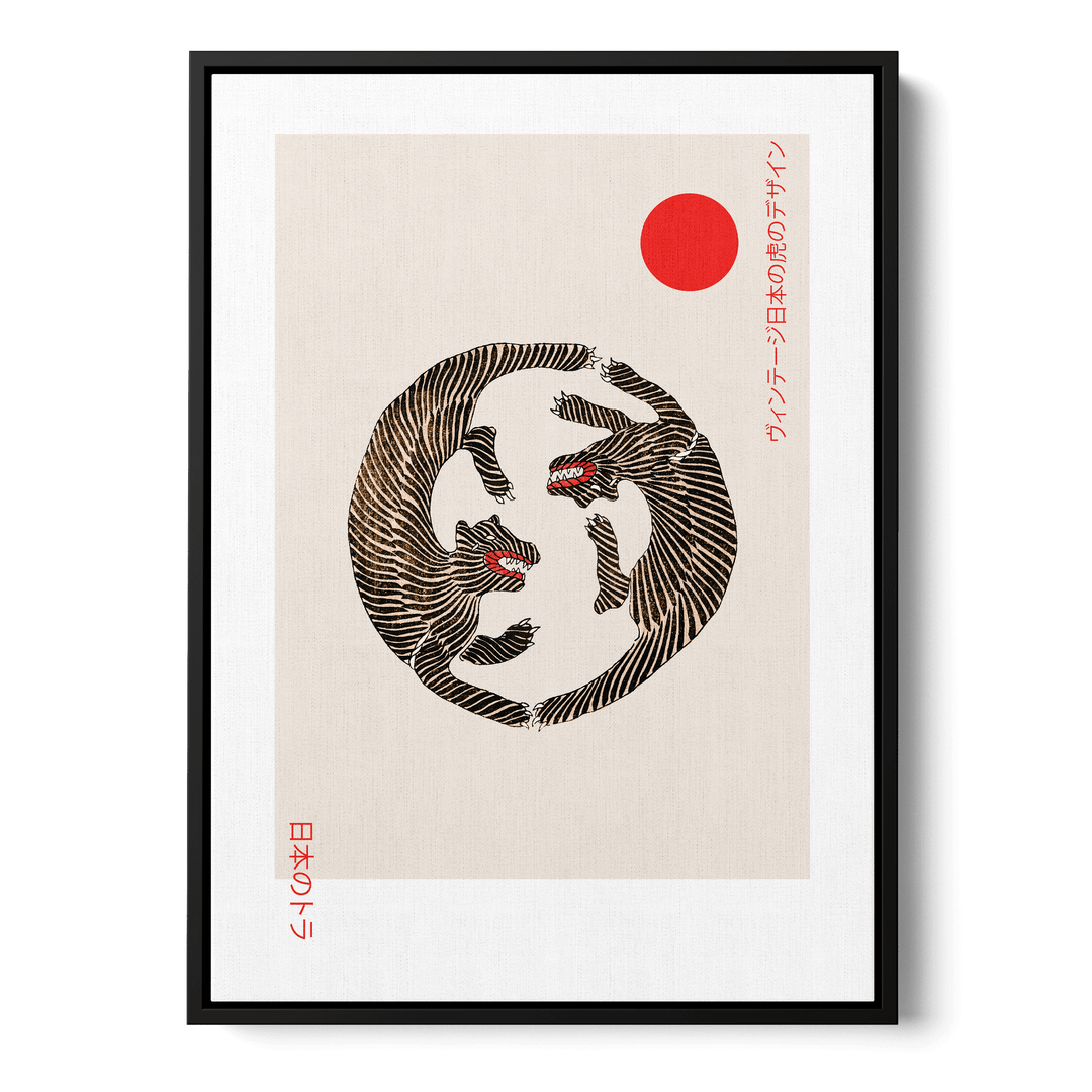 Japanese Tigers Canvas