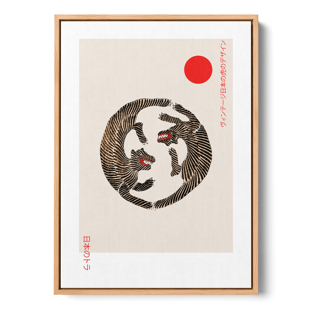 Japanese Tigers Canvas