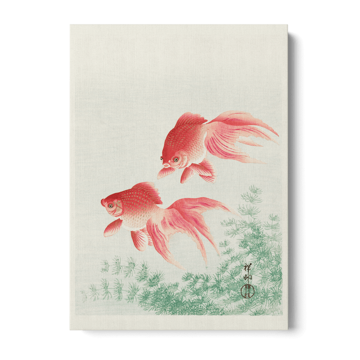 Ohara Koson - Two Goldfish Canvas