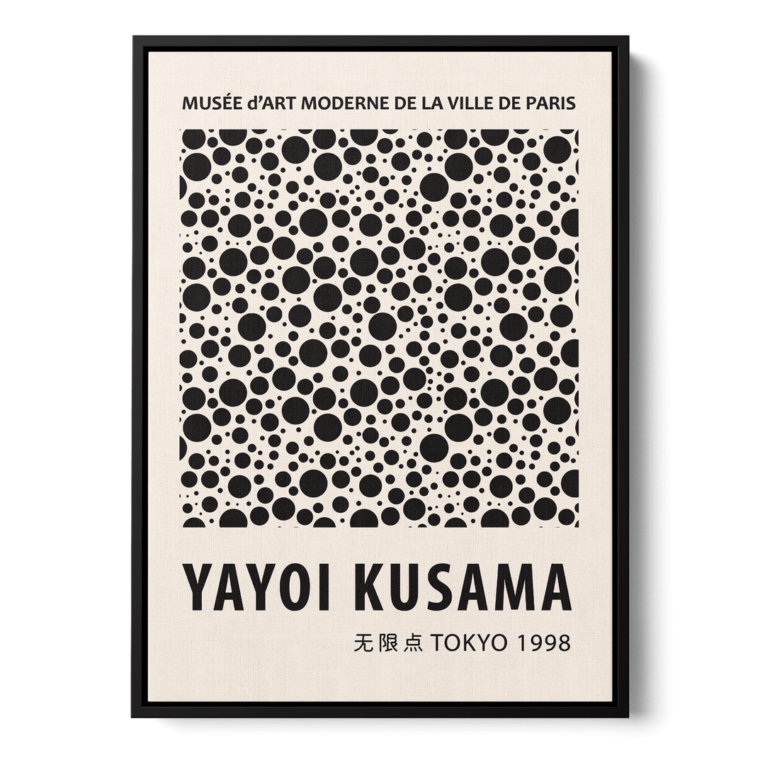 Yayoi Kusama - Black Dots Canvas