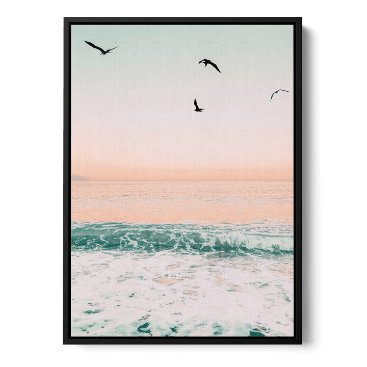 Beach And Birds Canvas