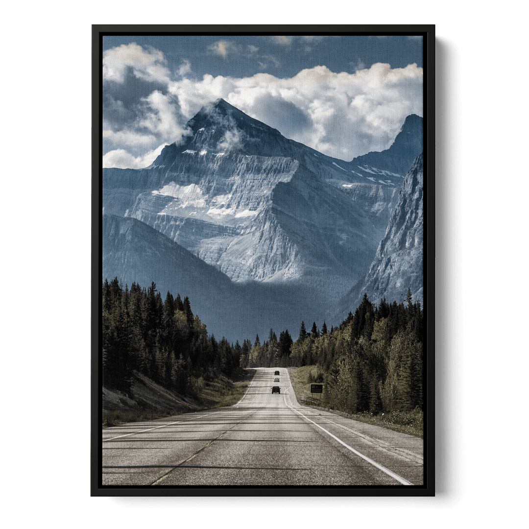 Highway In The Mountains Canvas