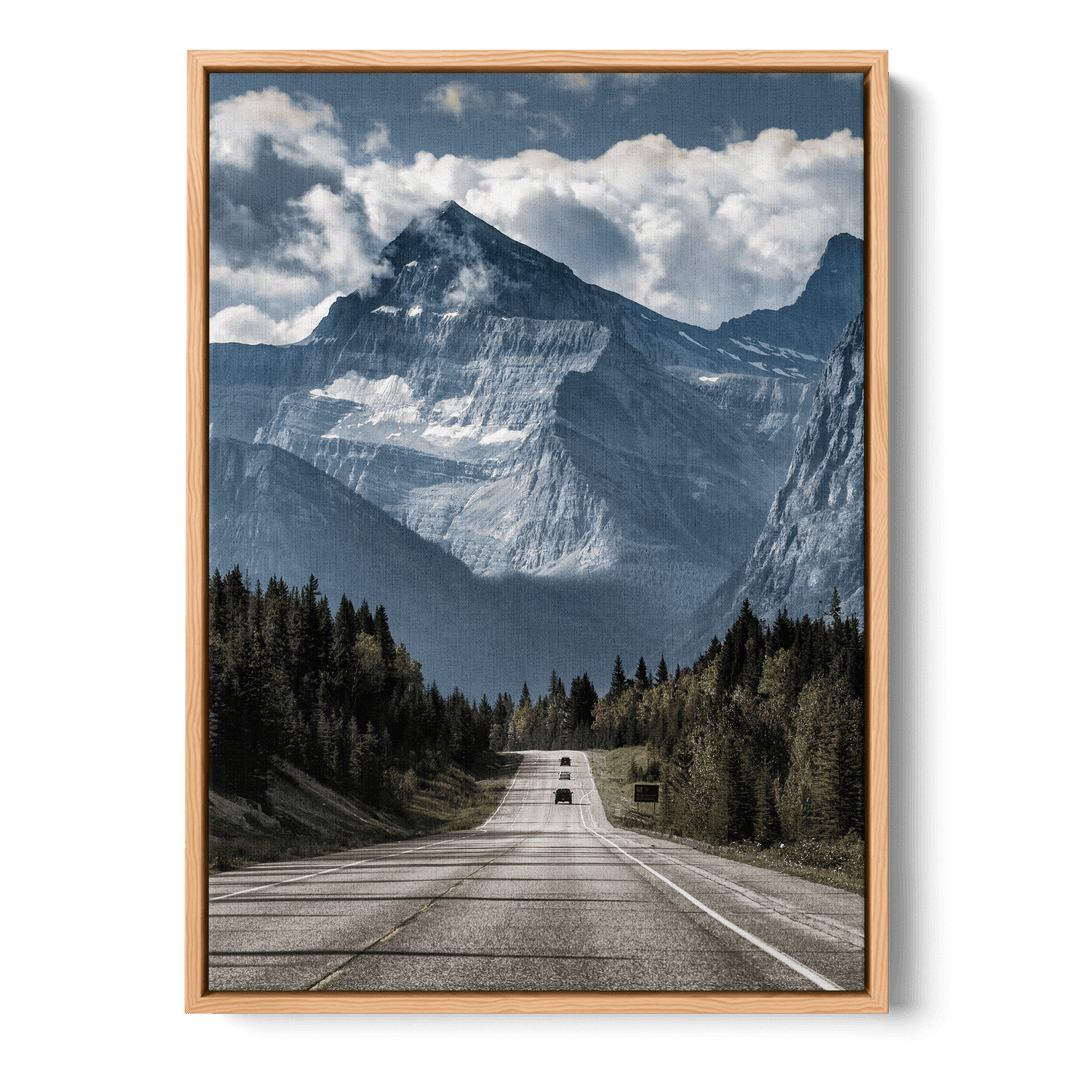Highway In The Mountains Canvas