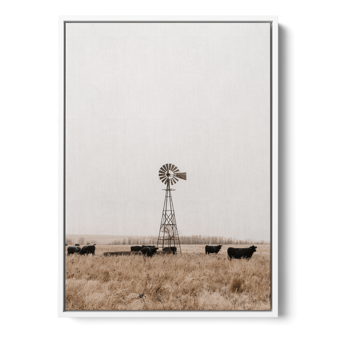 Old Fashioned Windmill Canvas