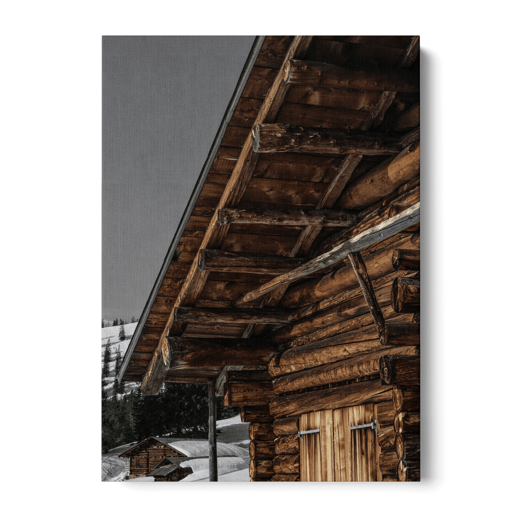 Roof Of Wooden House Canvas
