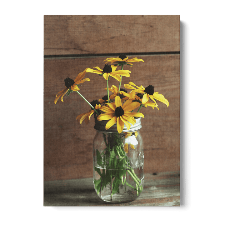 Sunflowers In Water Canvas