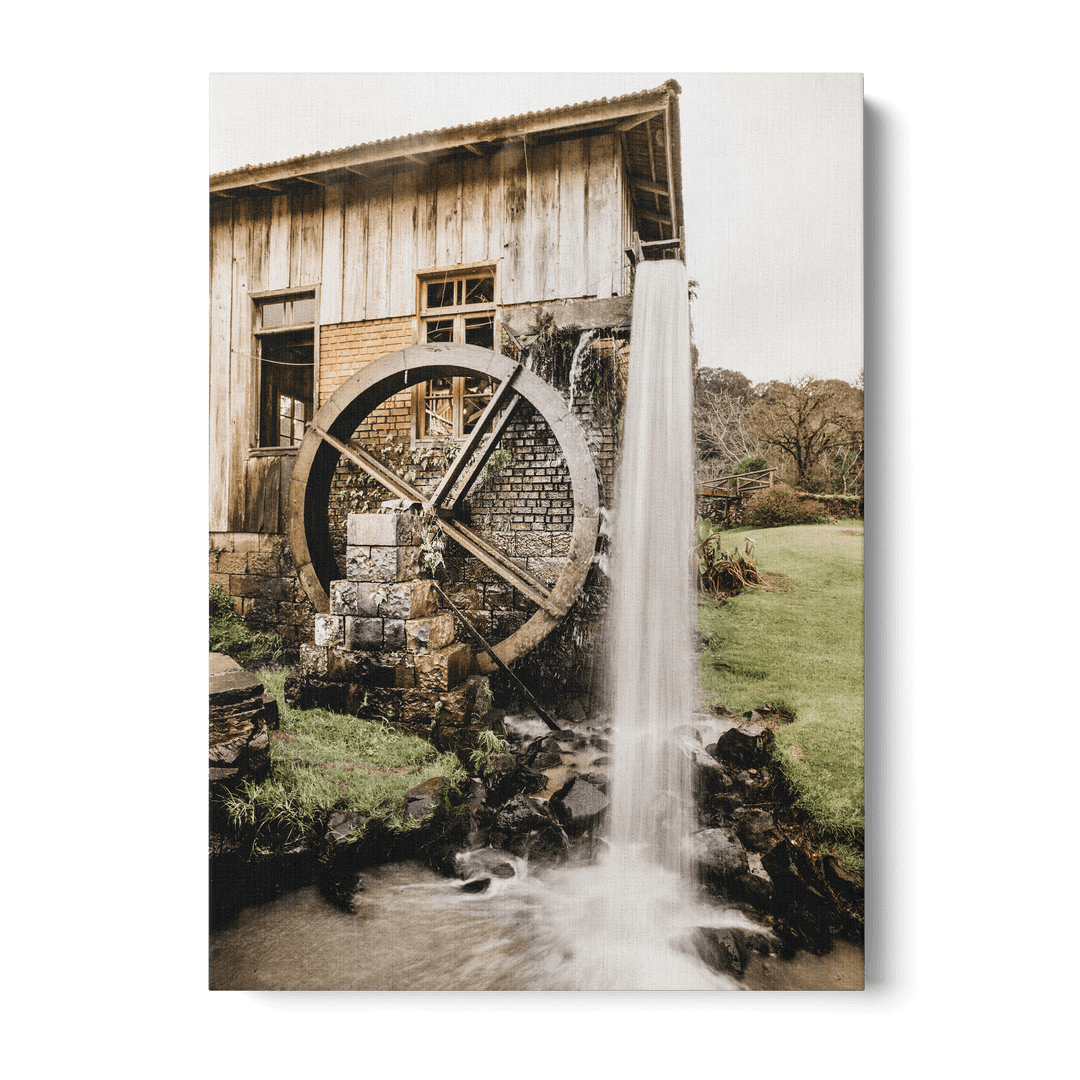 Watermill In The Countryside Canvas
