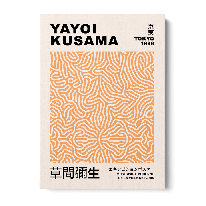 Yayoi Kusama - Yellow Pattern Canvas