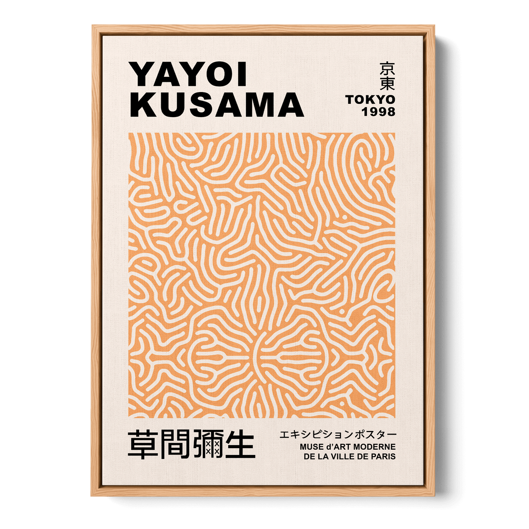 Yayoi Kusama - Yellow Pattern Canvas