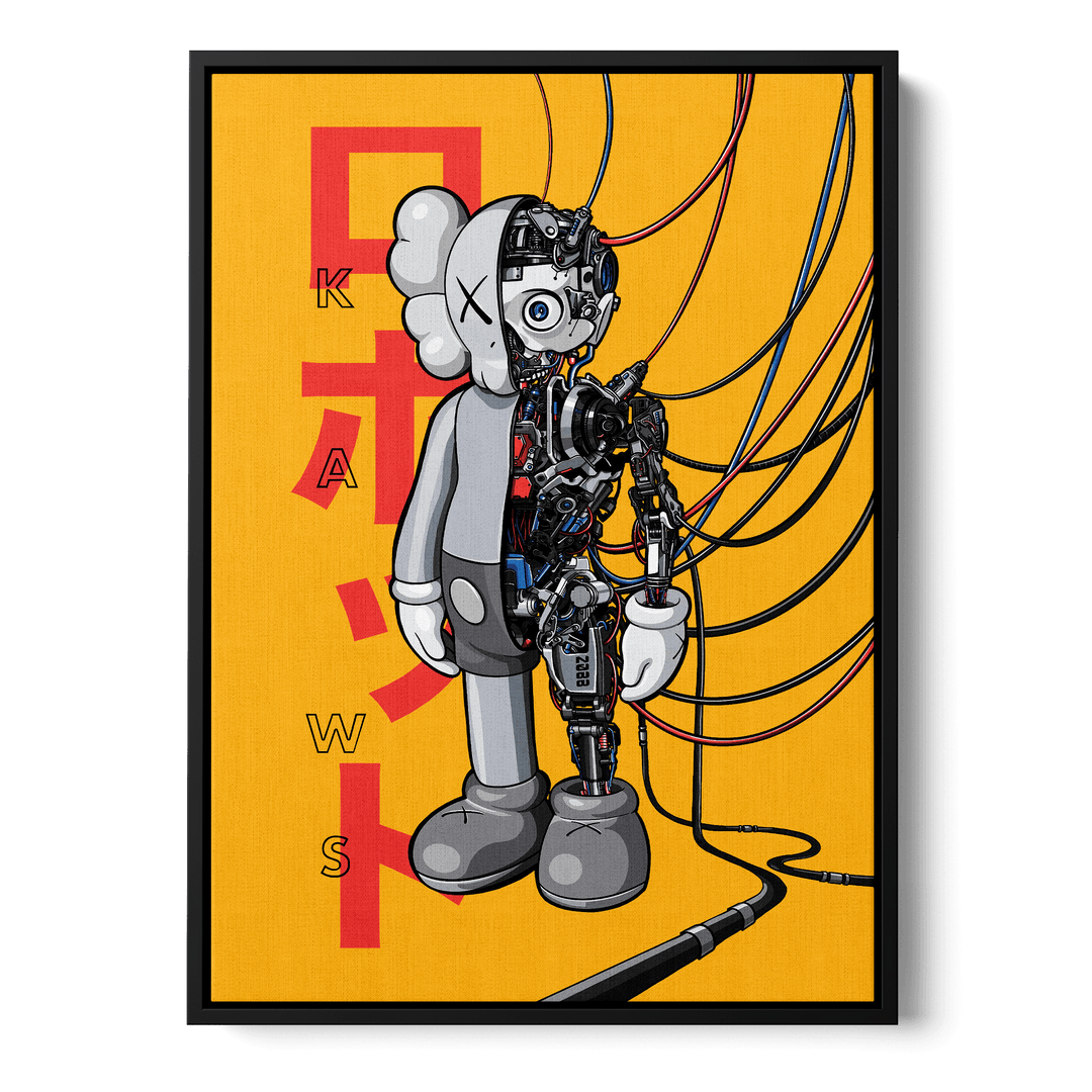 KAWS Robot Canvas