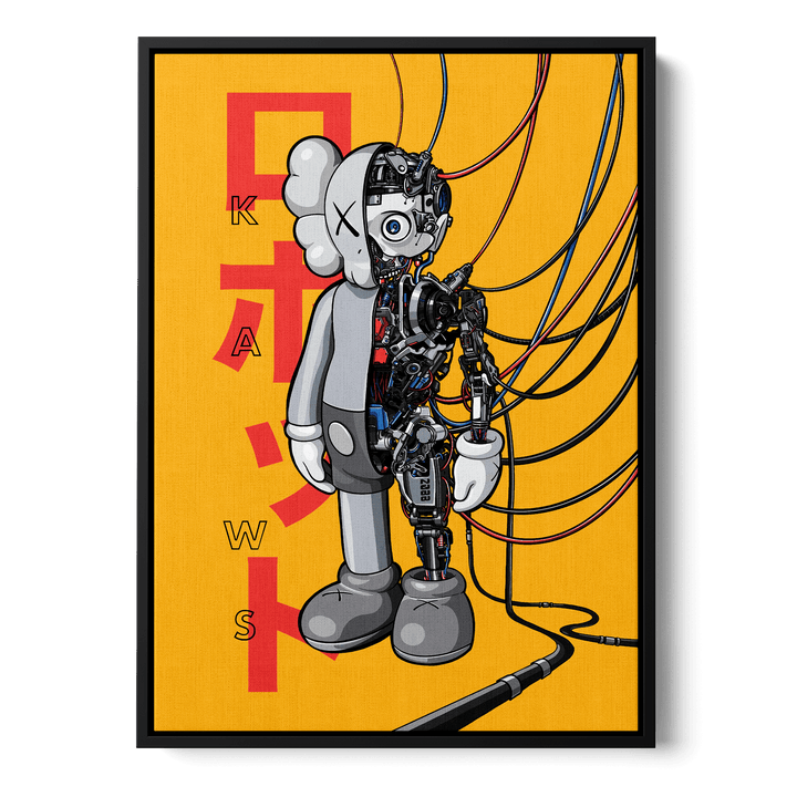 KAWS Robot Canvas