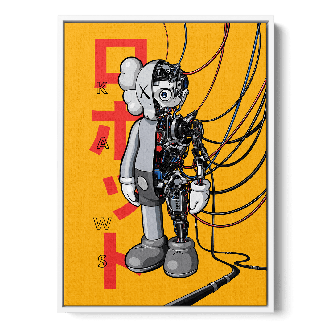 KAWS Robot Canvas