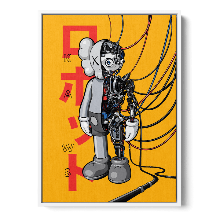 KAWS Robot Canvas