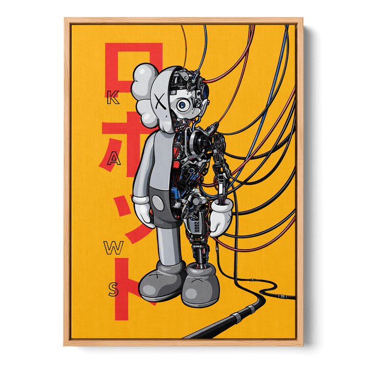 KAWS Robot Canvas
