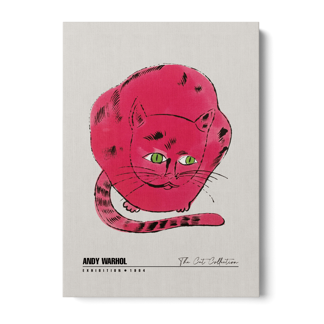 Pink Cat Canvas
