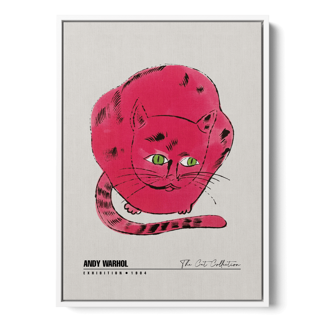 Pink Cat Canvas