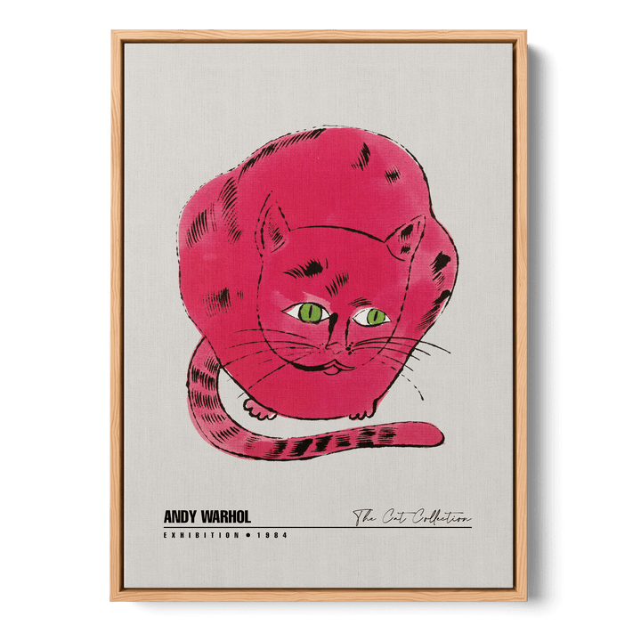 Pink Cat Canvas