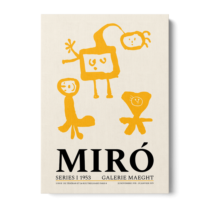 Miró Series I 1953 Canvas