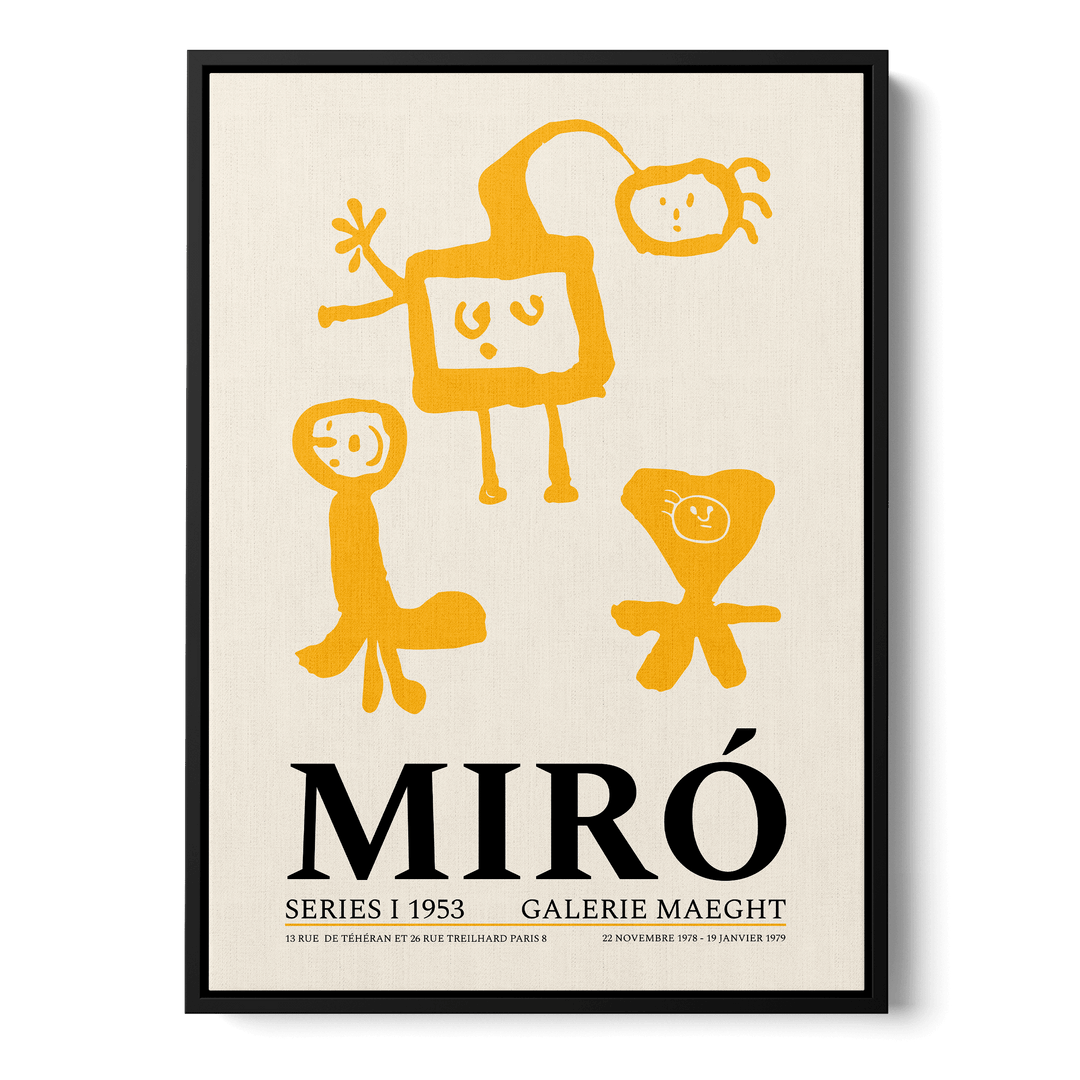 Miró Series I 1953 Canvas