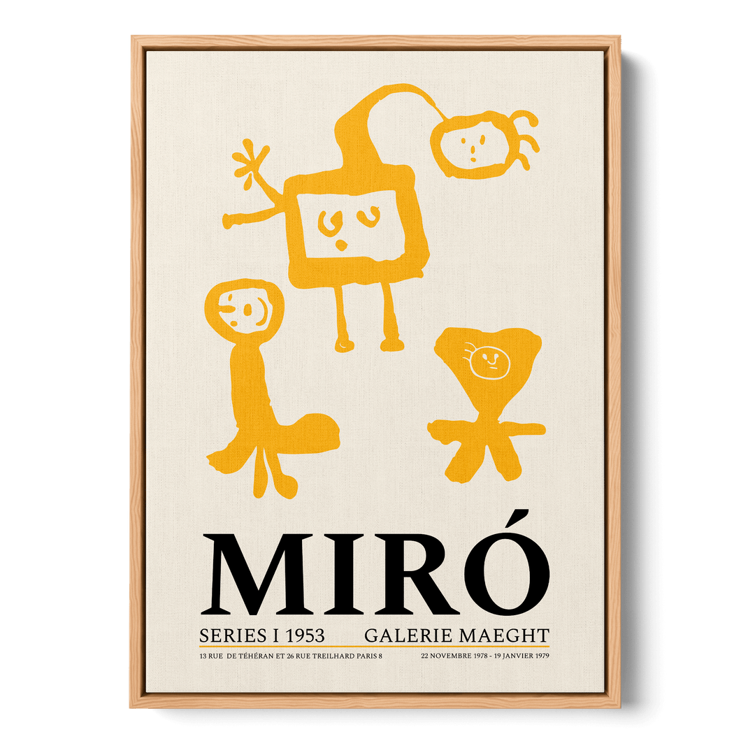 Miró Series I 1953 Canvas
