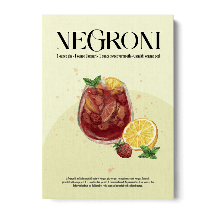 Negroni Canvas