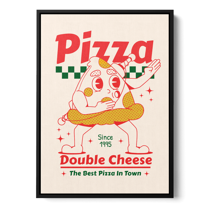 Pizza Double Cheese Canvas