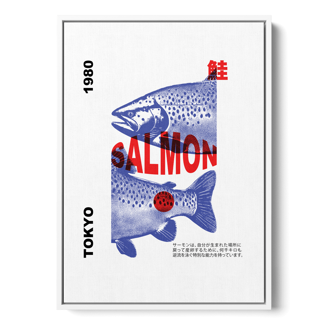 Salmon Tokyo Canvas