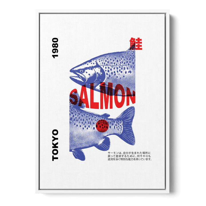 Salmon Tokyo Canvas