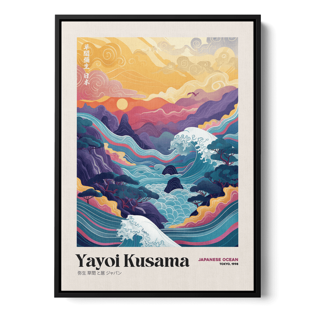 Yayoi Kusama - Japanese Ocean Canvas