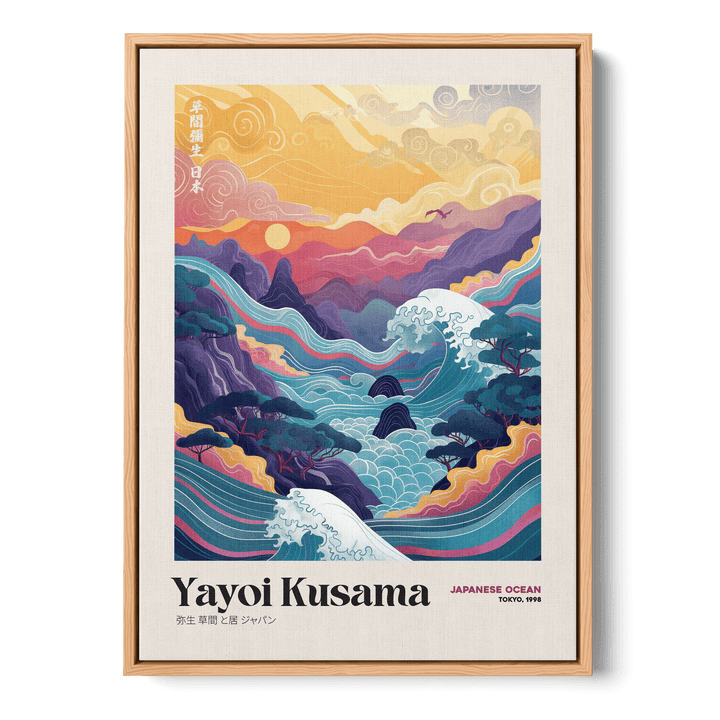 Yayoi Kusama - Japanese Ocean Canvas