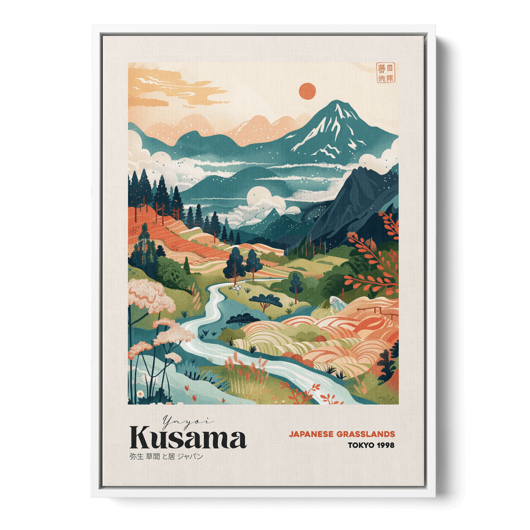 Yayoi Kusama - Japanese Grasslands Canvas