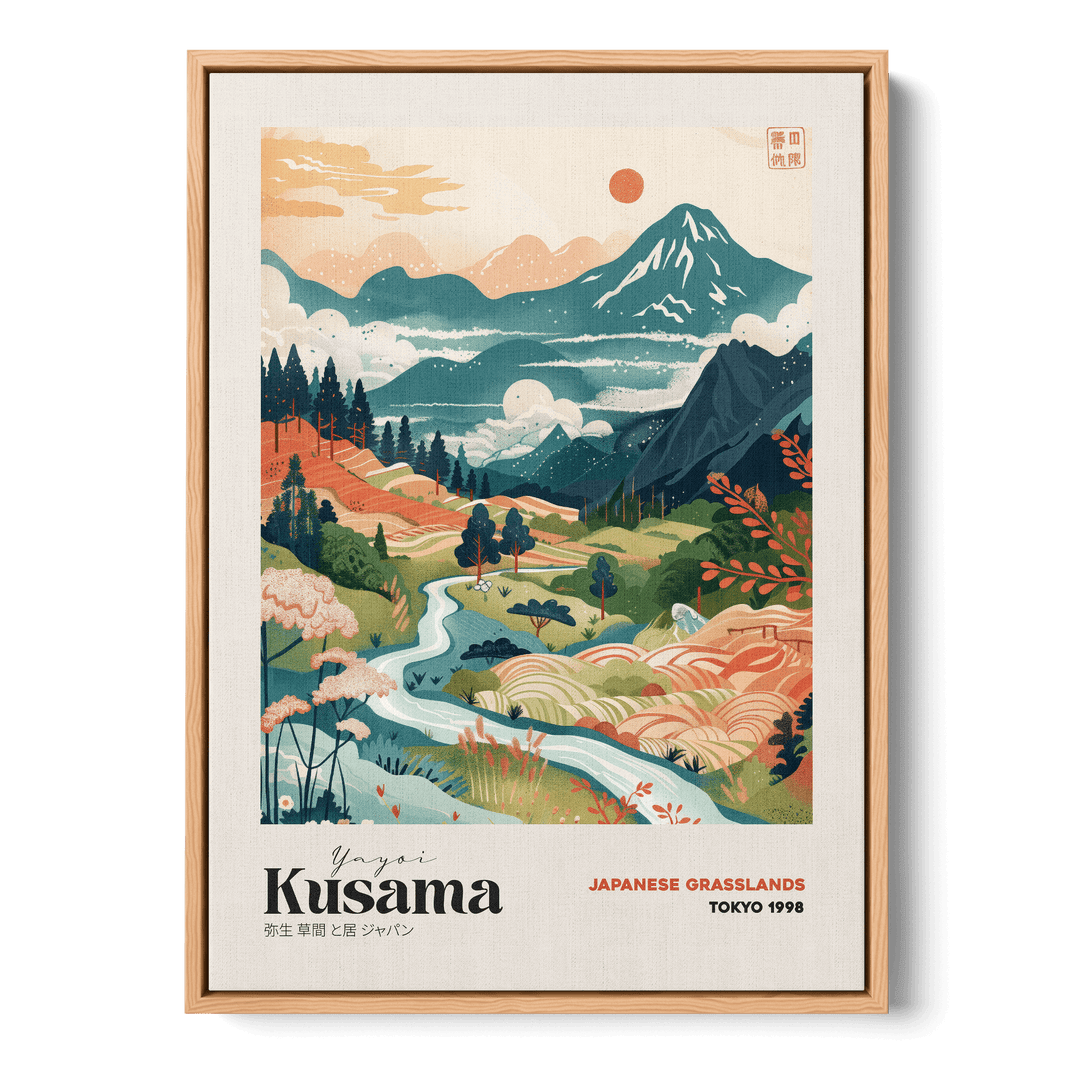 Yayoi Kusama - Japanese Grasslands Canvas