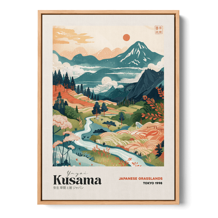 Yayoi Kusama - Japanese Grasslands Canvas