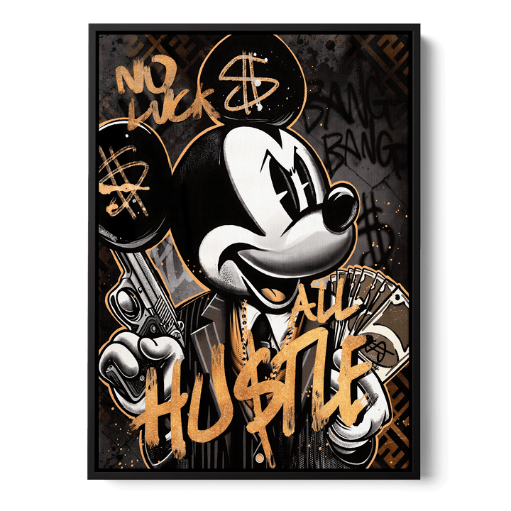 No Luck All Hustle Canvas