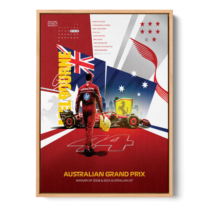 Lewis Hamilton Formula Icons Canvas