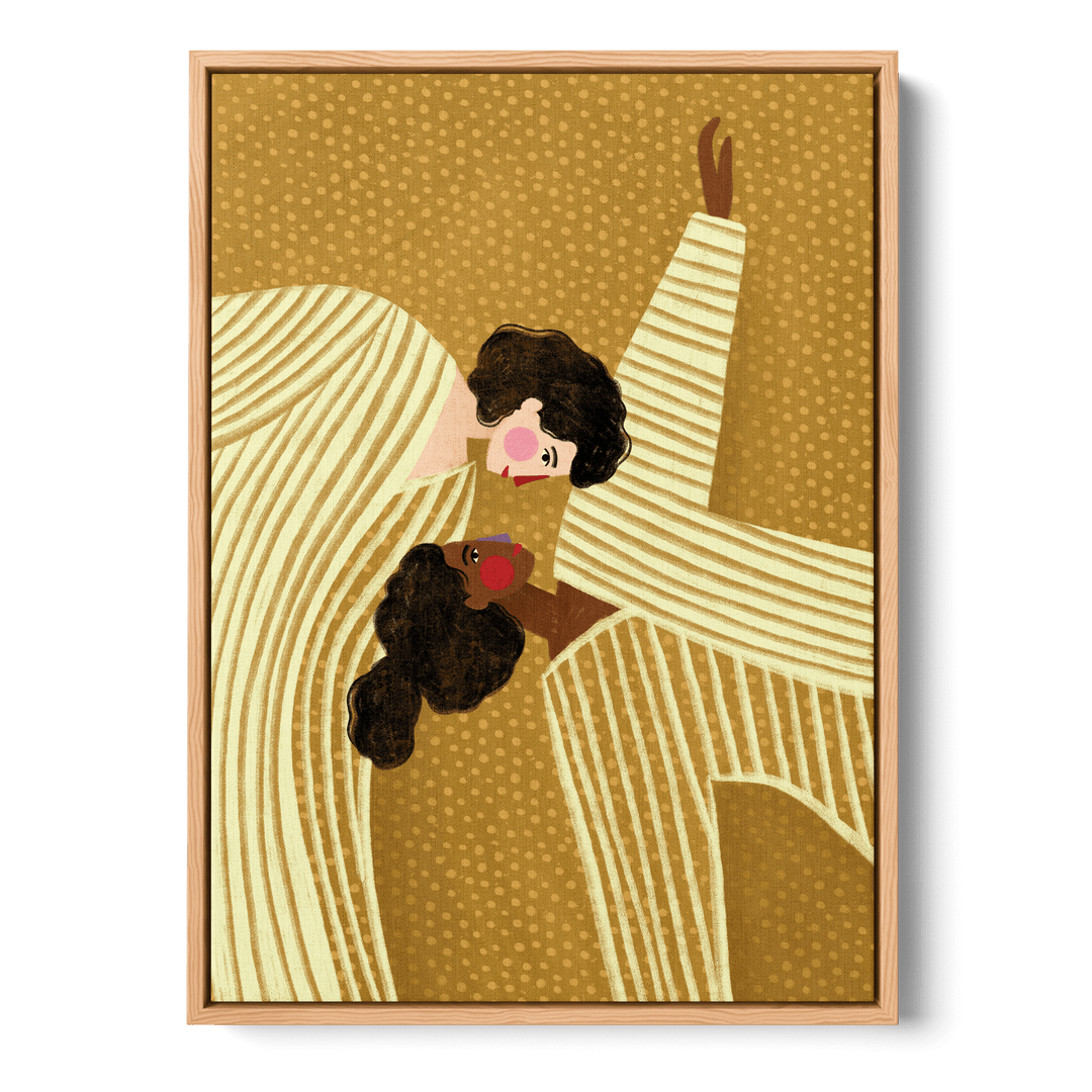Two Line Women Canvas