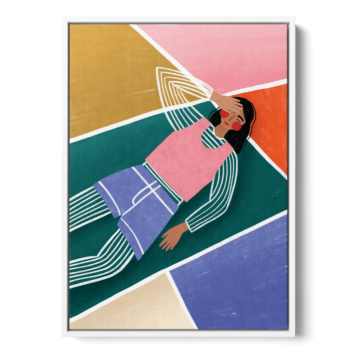 Lady Resting Canvas