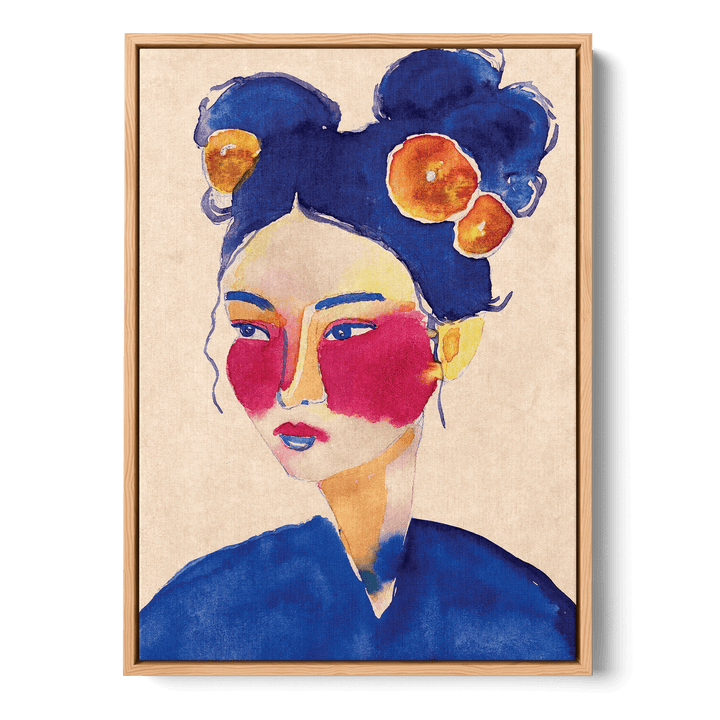 Asian Girl Canvas